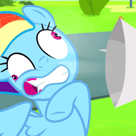 Surprised Cartoon Pony