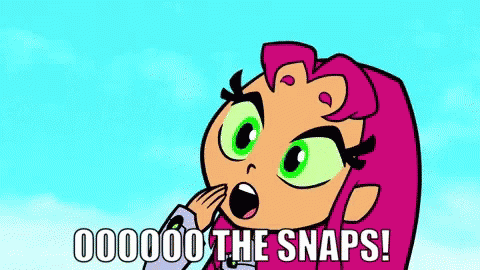Surprised Cartoon Saying 000000 The Snaps GIF