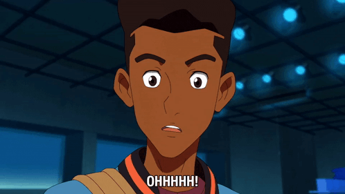 Surprised Cartoon Saying Ohhhh GIF