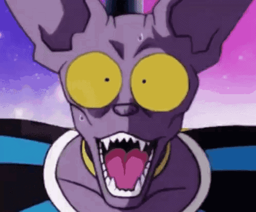 Surprised Cartoon Sticking Out Pink Tongue GIF