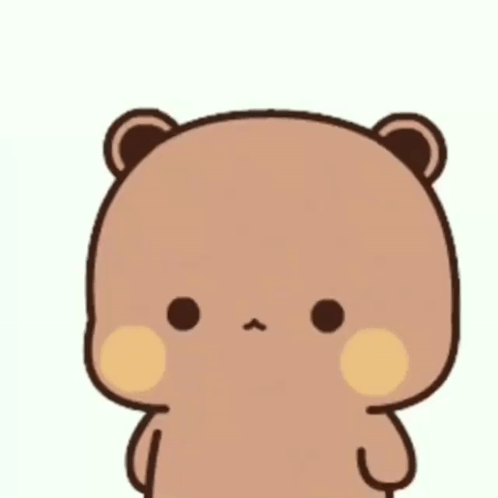 Surprised Cartoon Teddy Bear with Exclamation