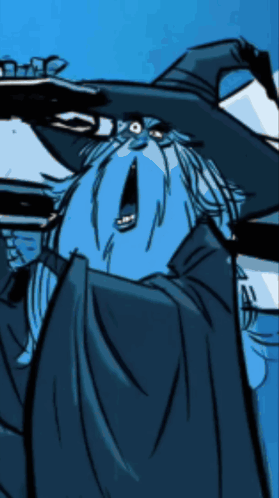 Surprised Cartoon Witch