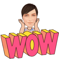 Surprised Funny Sticker GIF