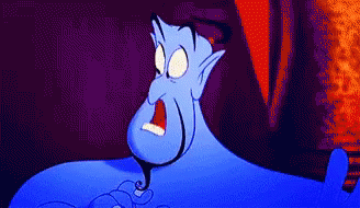 Surprised Genie from Aladdin