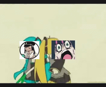 Surprised Girl Next to Another Girl