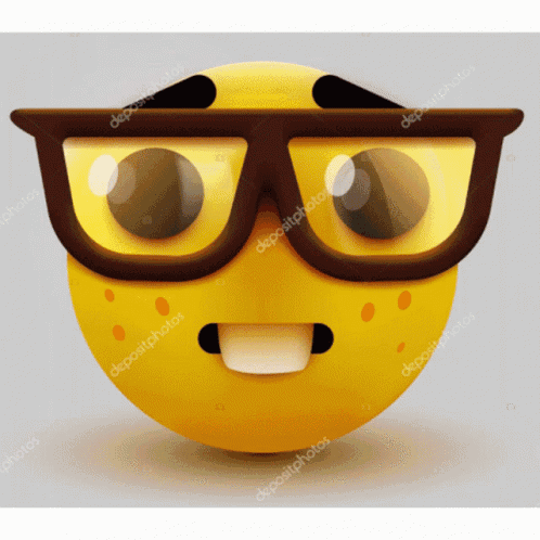 Surprised Glasses Smiley Face