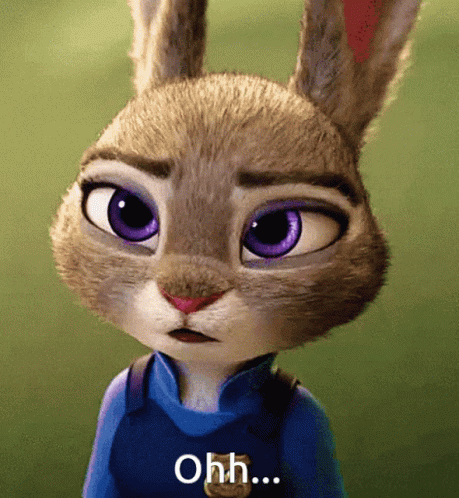 Surprised Judy Hopps GIF