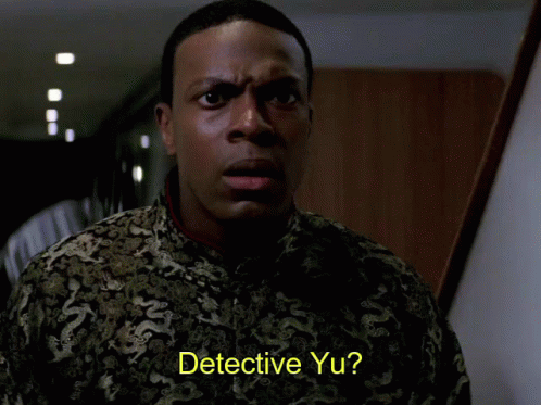 Surprised Man Detective Yu GIF