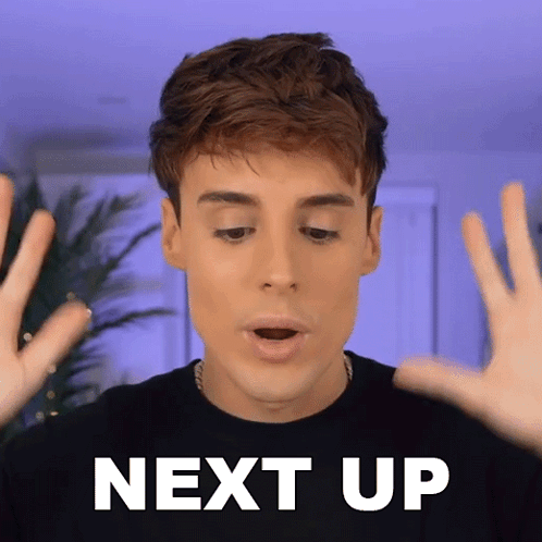 Surprised Man In Next Up Shirt GIF