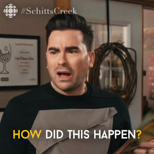 Surprised Man Saying How Did This Happen GIF