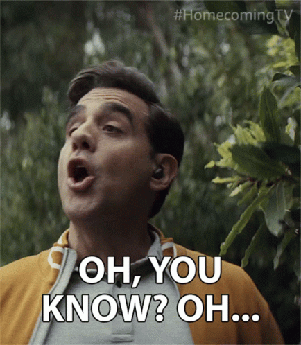 Surprised Man Saying Oh You Know Oh GIF