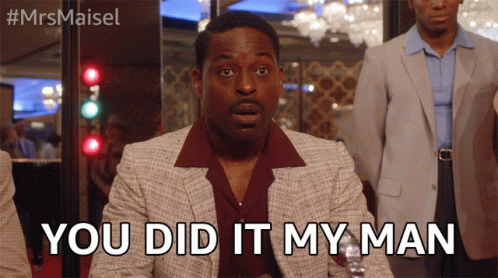 Surprised Man Saying You Did It GIF