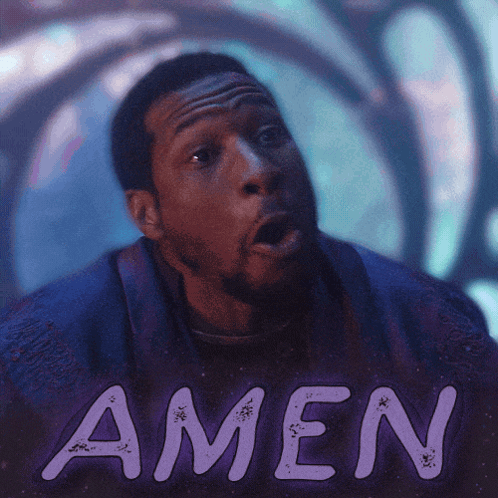 Surprised Man With Amen