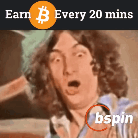 Surprised Man With Earn B Every 20 Mins Bspin