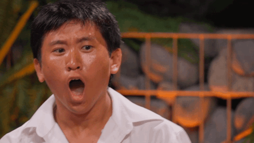 Surprised Man With Mouth Open