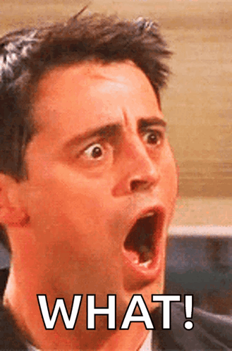 Surprised Man With What