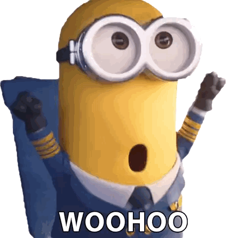 Surprised Minion Woohoo
