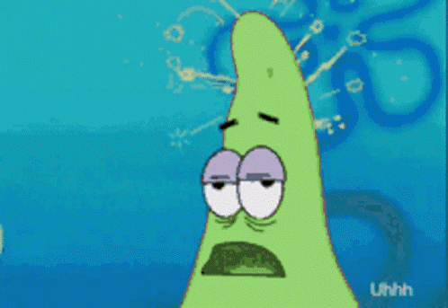 Surprised Patrick Star From SpongeBob SquarePants GIF