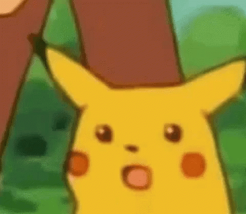 Surprised Pikachu Startled Reaction Blur GIF