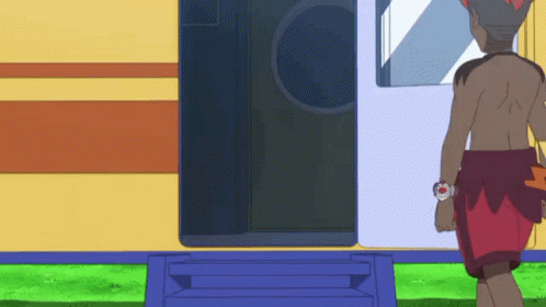 Surprised Pikachu Clones Jumping Off Train GIF