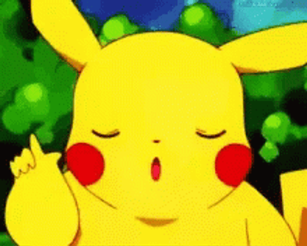 Surprised Sassy Pikachu Finger Wave GIF