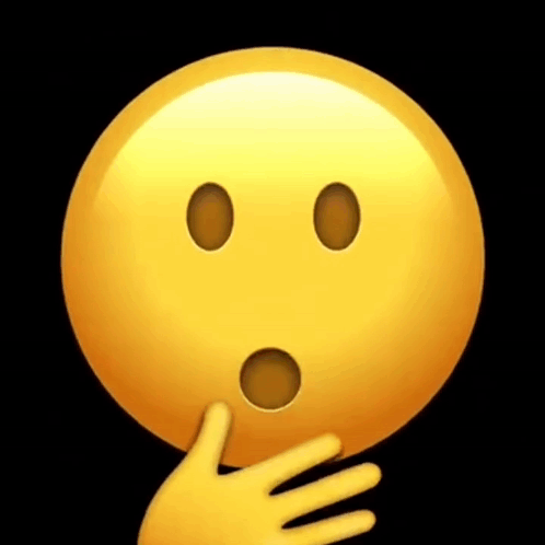 Surprised Smiley Covering Mouth