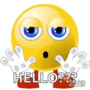 Surprised Smiley Saying Hello