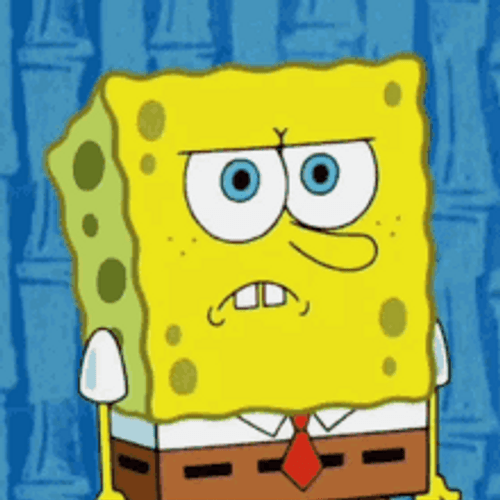Surprised Spongebob Rainbow Reaction Meme GIF