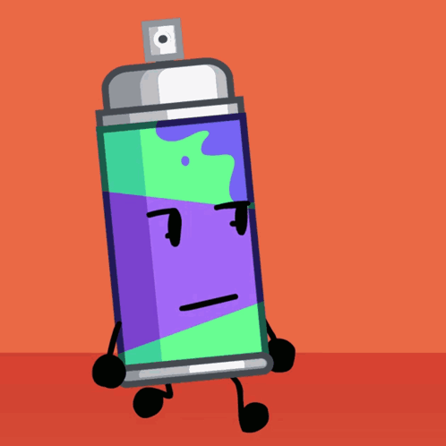 Surprised Spray Can GIF
