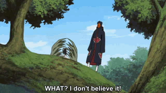 Surprised Tobi Backing Off GIF