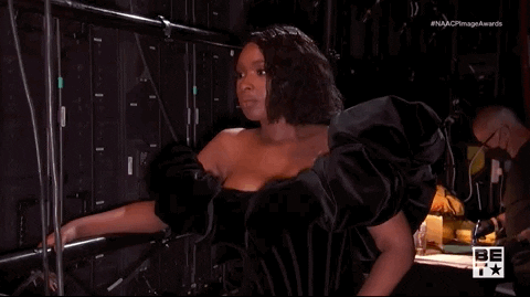 Surprised Who Me Jennifer Hudson GIF
