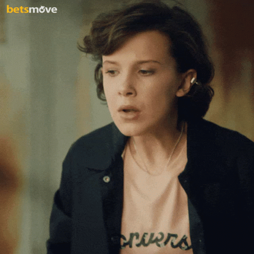 Surprised Woman in Burra T-Shirt