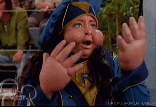 Surprised Woman In Disney Costume GIF