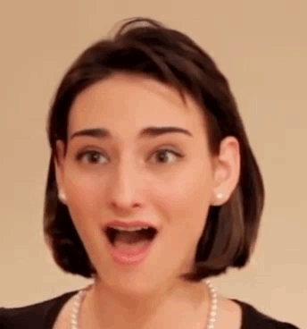 Surprised Woman Mouth Open GIF