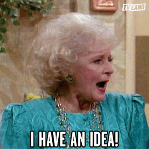 Surprised Woman Saying I Have an Idea