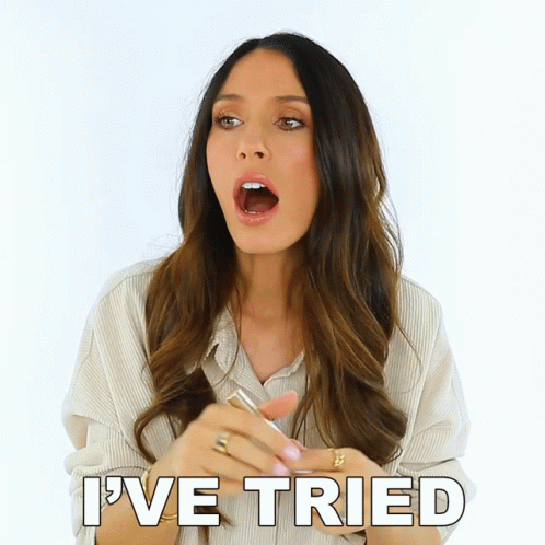Surprised Woman Saying I've Tried GIF