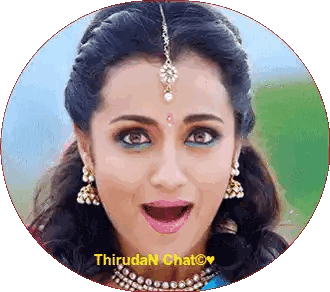 Surprised Woman Saying Thiruda N Chat