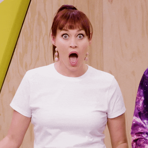 Surprised Woman Whaaaa Reaction GIF