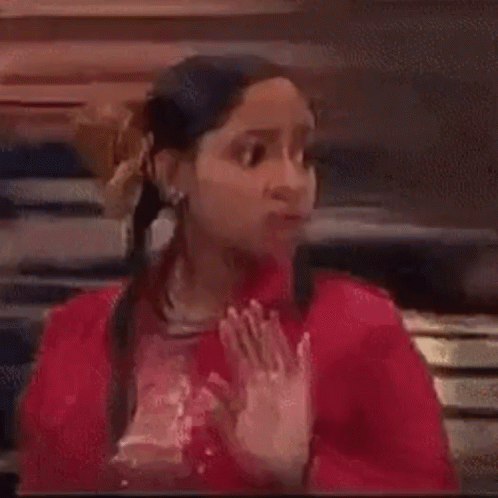 Surprised Woman With Mouth Open GIF