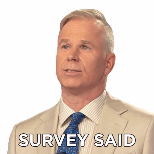 Survey Says Gerry Dee White Suit GIF