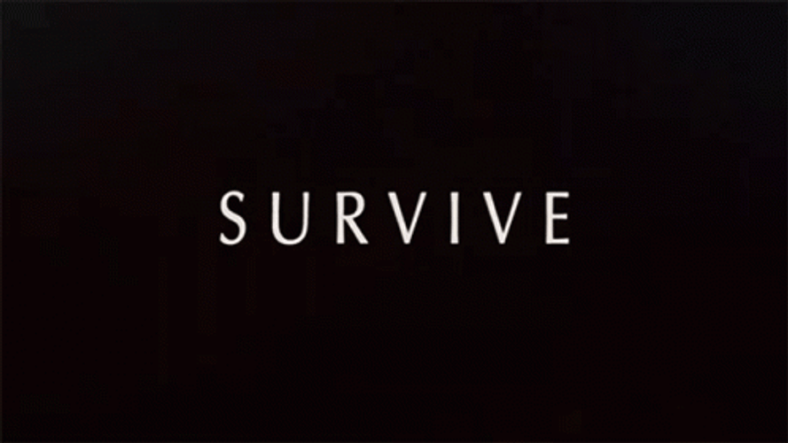 Survive Minimalist Graphic Design GIF