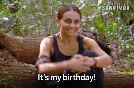 Survivor Woman It's My Birthday GIF