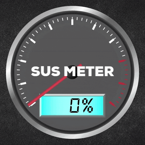 Sus Meter Reached The Highest GIF