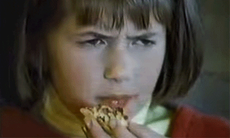 Sus Raised Eyebrow Pizza On Bagel GIF