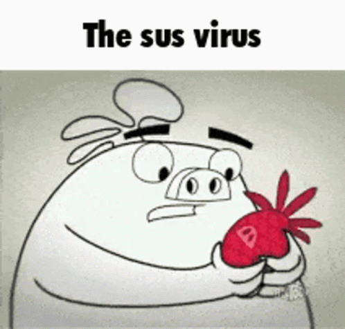 Sus Virus Pink Spliced GIF