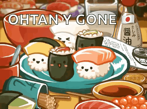 Sushi With Ohtany Gone GIF