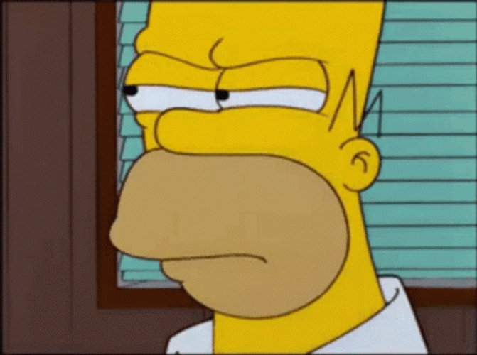 Suspicious Homer Simpson GIF