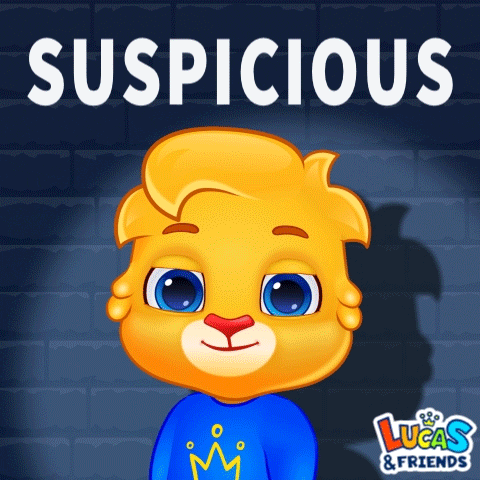 Suspicious Lucas Side Eye Meme GIF