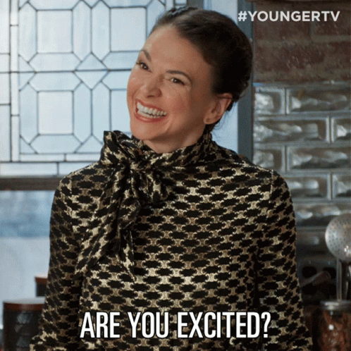 Sutton Foster Are You Excites With It GIF