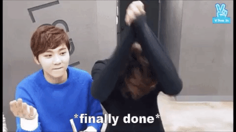 Svt Seungkwan And Dokyeam All Done GIF